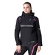 Dámska softshellová moto bunda W-TEC Annorack Lady - čierno-piesková - čierno-ružová