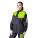 Moto pláštenka W-TEC Igava - čierna-fluo zelená