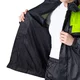 Moto pláštenka W-TEC Igava - čierna-fluo zelená