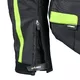 Pánska dlhá moto bunda W-TEC Glomnitz - čierno-zelená
