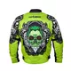 Moto bunda W-TEC Daemon - zelená s potlačou