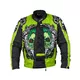 Moto bunda W-TEC Daemon - zelená s potlačou