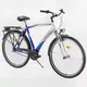 Pánsky bicykel DHS Downtown Leisure 2855 - modro-strieborná