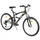 Juniorský bicykel DHS 2442 24" - model 2013 - čierno-zelená