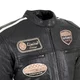 Dámska kožená moto bunda W-TEC Sheawen Lady Black