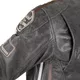 Pánska kožená moto bunda W-TEC Antique Cracker - hnedo-šedá