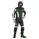 Pánska kožená moto bunda W-TEC Velocity - čierna-fluo