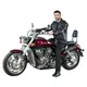 Kožené moto topánky W-TEC Benkoff - čierna