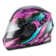 Výklopná moto prilba W-TEC Pezzon Magenta - ružovo-čierna