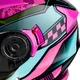 Výklopná moto prilba W-TEC Pezzon Magenta - ružovo-čierna