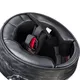 Moto prilba W-TEC Cruder Brindle - žíhaná strieborná