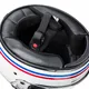 Moto prilba W-TEC Cruder Delacro - modro-bielo-červená