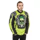 Moto bunda W-TEC Daemon - zelená s potlačou