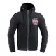 Pánska mikina W-TEC Black Heart Vintage Iron Hoodie - čierna - čierna