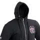 Pánska mikina W-TEC Black Heart Vintage Iron Hoodie - čierna