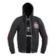 Pánska mikina W-TEC Black Heart Vintage Iron Hoodie - čierna
