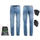 Pánske moto jeansy W-TEC Shiquet - modrá - modrá