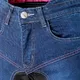 Dámske moto jeansy W-TEC Biterillo Lady - 2.akosť - modrá