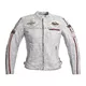 Dámska kožená moto bunda W-TEC Sheawen Lady White - biela - biela