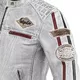 Dámska kožená moto bunda W-TEC Sheawen Lady White - biela