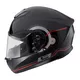 Moto prilba W-TEC Yorkroad Fusion - Black Grey Red Glossy