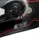 Moto prilba W-TEC Yorkroad Fusion - Black Grey Red Glossy