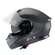 Moto prilba W-TEC Yorkroad Solid - Black Grey Matt