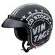 Moto prilba W-TEC Café Racer - 3Ways Surf - Vintage Stock
