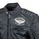 Pánska kožená bunda W-TEC Black Heart Wings Leather Jacket - 2. akosť - čierna