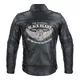 Pánska kožená bunda W-TEC Black Heart Wings Leather Jacket - 2. akosť - čierna