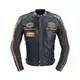 Pánska kožená moto bunda W-TEC Sheawen Classic - čierna - čierna