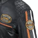 Pánska kožená moto bunda W-TEC Sheawen Classic - čierna