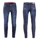 Dámske moto jeansy W-TEC Rafael - modrá