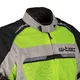 Pánska letná moto bunda W-TEC Saigair - Fluo Yellow-Black