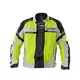Pánska letná moto bunda W-TEC Saigair - Fluo Yellow-Black