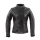 Dámska kožená moto bunda W-TEC Corallia - Black - Black