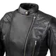 Dámska kožená moto bunda W-TEC Corallia - Black