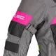 Dámska letná moto bunda W-TEC Monaca - Black Mesh-Pink