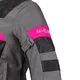 Dámska letná moto bunda W-TEC Monaca - Black Mesh-Pink