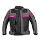 Dámska letná moto bunda W-TEC Monaca - Black Mesh-Pink