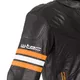 Kožená moto bunda W-TEC Brenerro - Black-Orange-White