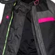 Dámska letná moto bunda W-TEC Monaca - Black Mesh-Pink