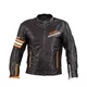 Kožená moto bunda W-TEC Brenerro - Black-Orange-White - Black-Orange-White