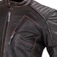 Kožená moto bunda W-TEC Embracer - Vintage Dark Brown