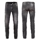 Pánské moto jeansy W-TEC Kancelor - 2. akosť - šedá