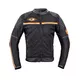 Letná moto bunda W-TEC 2Stripe - 2.akosť - čierno-béžovo-oranžová