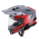 Moto prilba W-TEC V331 PR Graphic - Khaki-Grey
