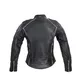 Dámska kožená moto bunda W-TEC Hagora - 2.akosť - matne čierna