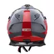 Moto prilba W-TEC V331 PR Graphic - Khaki-Grey