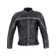 Kožená moto bunda W-TEC Mathal - 2. akosť - čierna - čierna